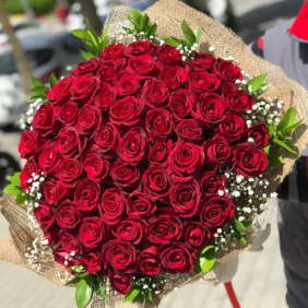  Alanya Flower Delivery Bouquet of 41 Red Roses